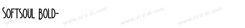 Softsoul Bold字体转换